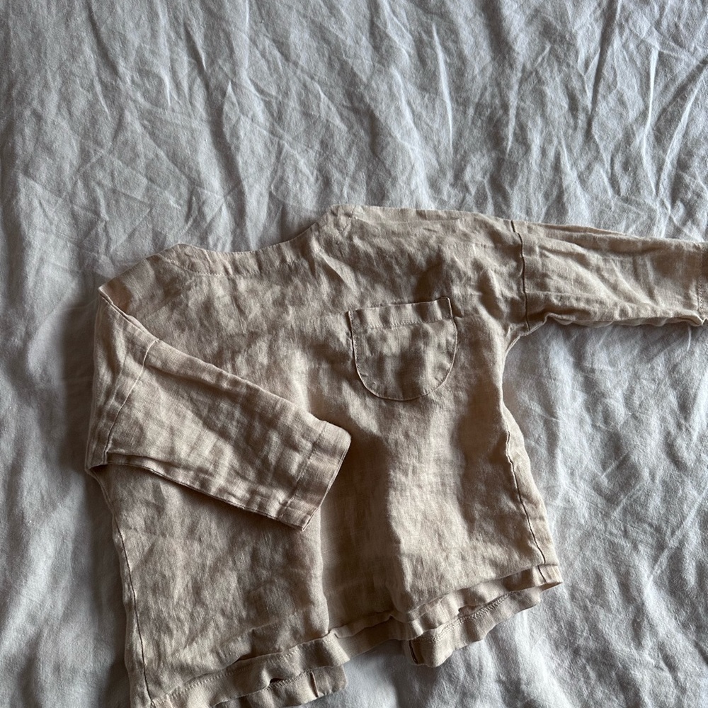 Linen Beige shirt (2 yo)